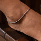 Classic Snake Chain Anklet Pair