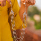 Virasat triple Layered Ball Chain Necklace