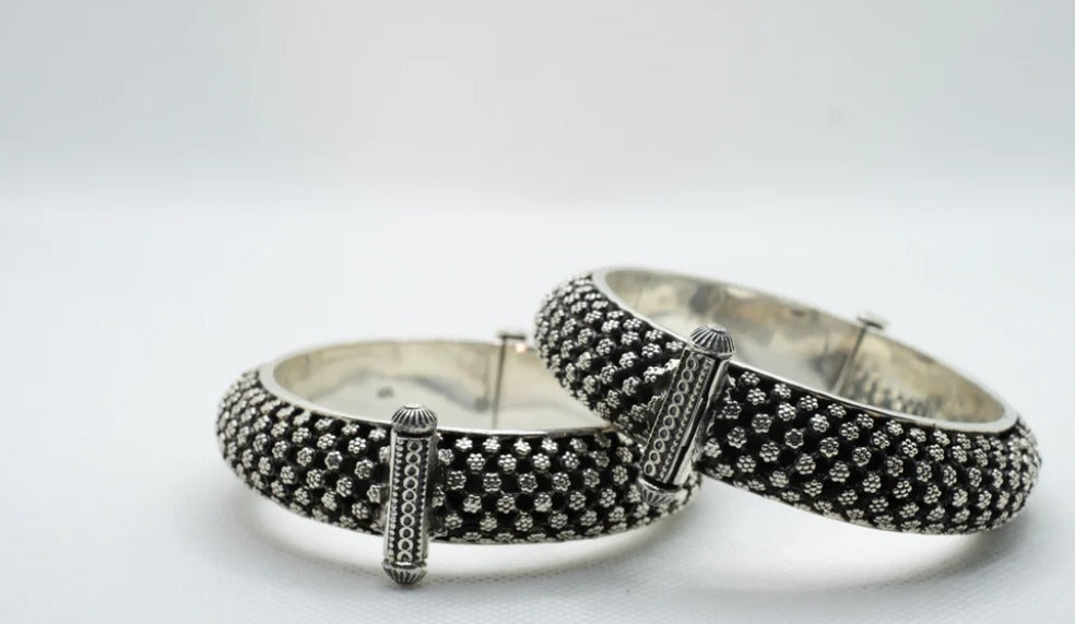 Anaya Mini Floral Weave Kada