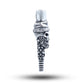 Santa Skull Silver Hookah Mouth Tip Pipe