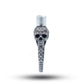 Skull Ornament Silver Hookah Mouth Tip Pipe