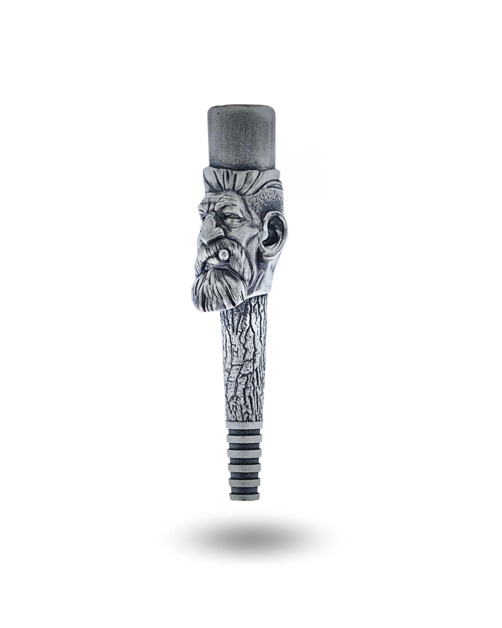 Urban Hunter Luxury Silver Hookah Mouth Tip Pipe