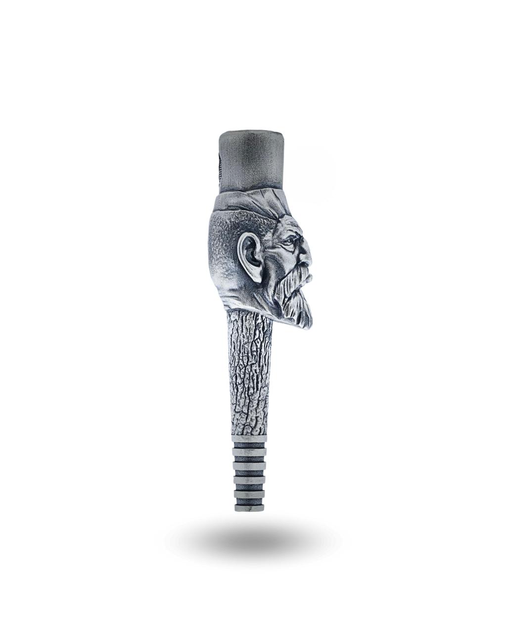 Urban Hunter Luxury Silver Hookah Mouth Tip Pipe