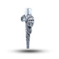 Royal Queen Luxury Silver Hookah Mouth Tip Pipe