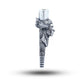 Royal Queen Luxury Silver Hookah Mouth Tip Pipe