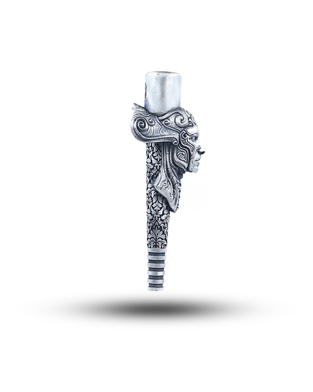Royal Queen Luxury Silver Hookah Mouth Tip Pipe