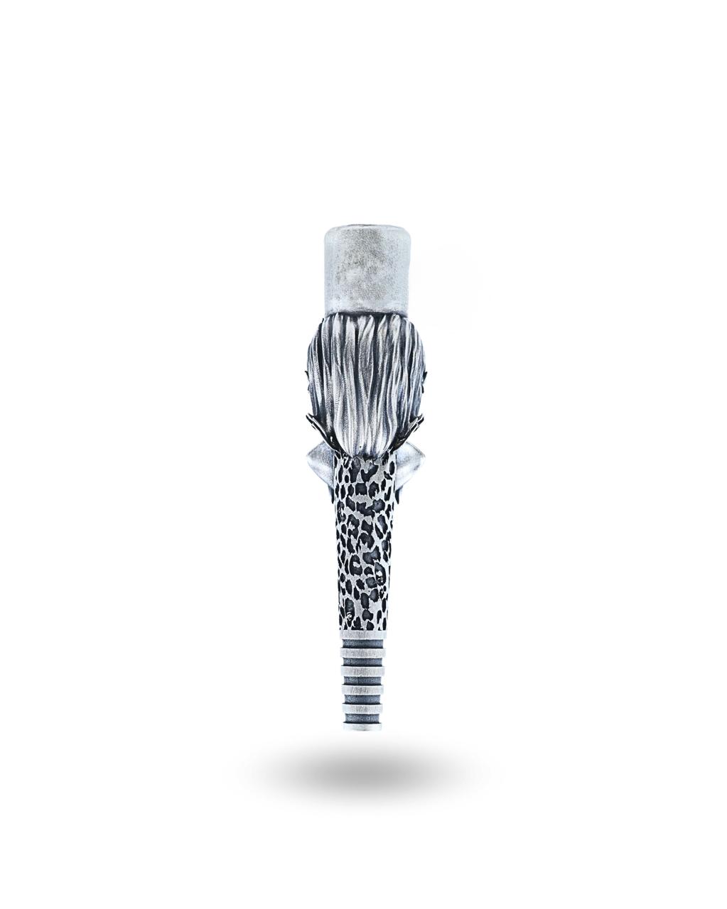 Joker Trickster Silver Hookah Mouth Tip Pipe