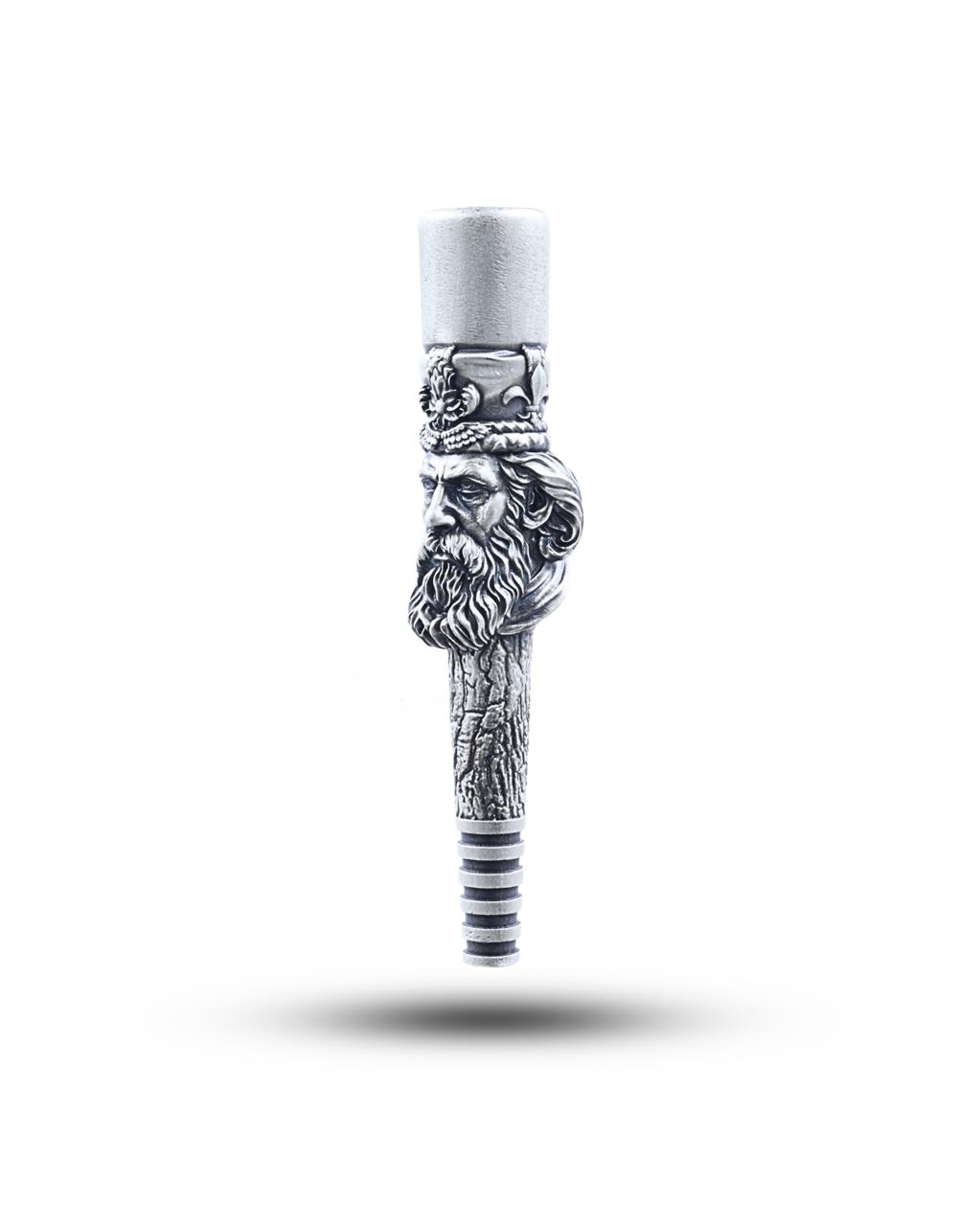Royal King Silver Hookah Mouth Tip Pipe