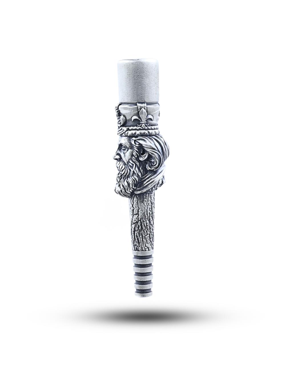 Royal King Silver Hookah Mouth Tip Pipe