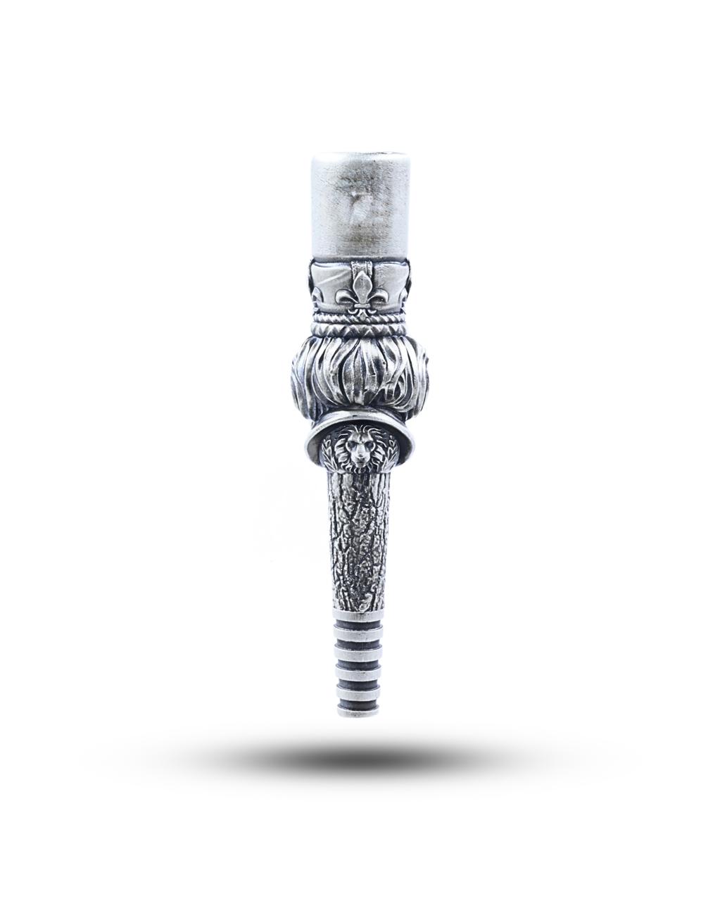 Royal King Silver Hookah Mouth Tip Pipe