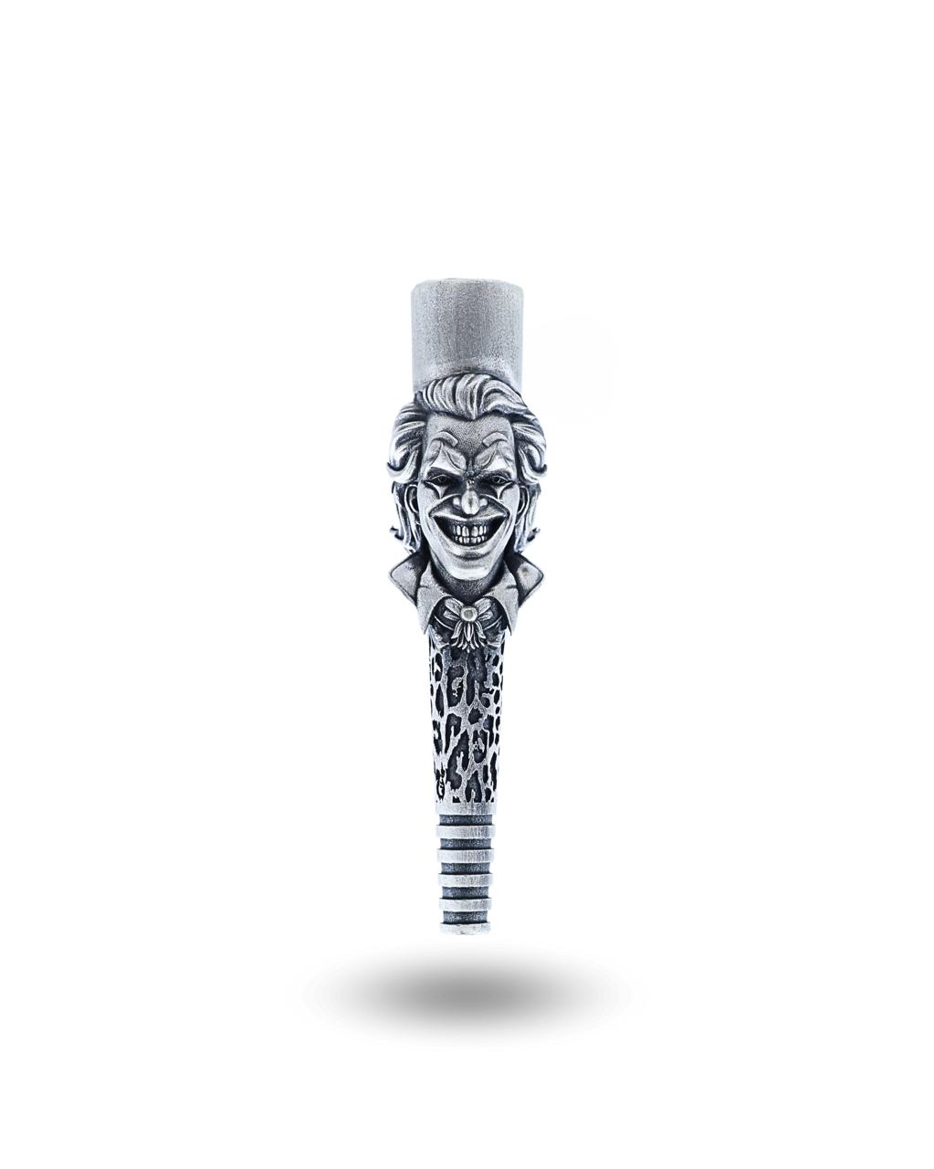 Joker Trickster Silver Hookah Mouth Tip Pipe