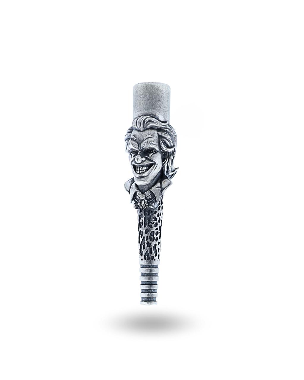Joker Trickster Silver Hookah Mouth Tip Pipe