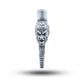 Maori Tribal Luxury Silver Hookah Mouth Tip Pipe