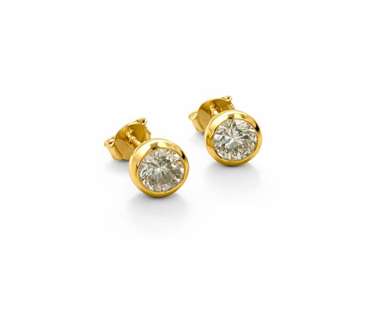 Aadhya Round Diamond Studs