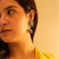 Anokhi Textured Floral Jhumka